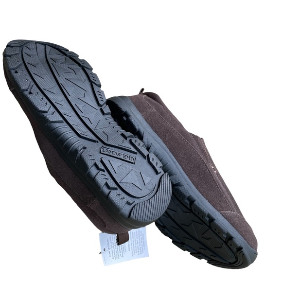 LANDS END YOUTH ADOLESCENT SIZE 5W BROWN LOAFER SLIP ON. - Picture 3 of 5